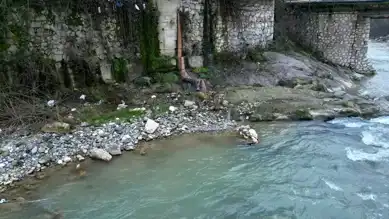Düzce'de Melen Çayı Kirleniyor: Kanalizasyon Akışı!