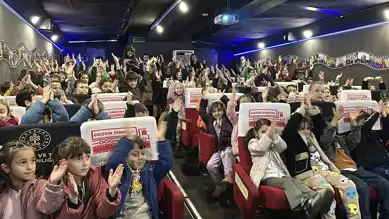 Gezen Sinema Tırı, Düzce Köylerinde Çocuklarla Buluştu