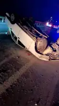 Düzce'de Otomobil Takla Attı, 1 Yaralı