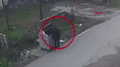 Güvenlik Kamerası Kaydetti: Konteyner Yangını!