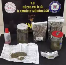 Düzce'de 3 Uyuşturucu Şüphelisi Tutuklandı
