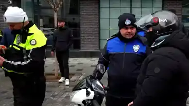 Düzce'de 16 Motosikletçiye Yasak Cadde Cezası