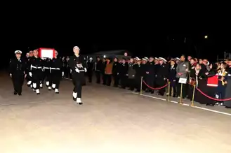 Şehit Uzman Çavuş Bazna'nın Son Yolculuğu