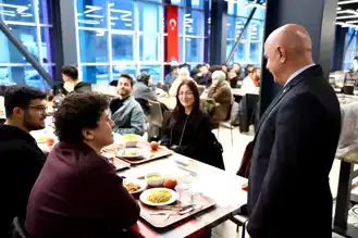 Rektör Sözbir, Öğrencilerle İftar Yaptı