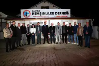 Vali Aslan, Düzce Hemşinlileri Ziyaret Etti