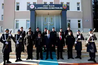 Vali Aslan, Düzce Jandarmasıyla Bir Araya Geldi
