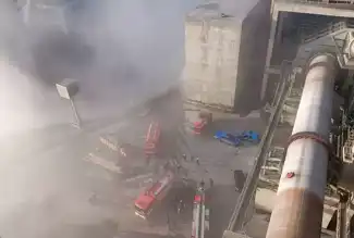 Yığılca Çimento Fabrikasında Yangın!