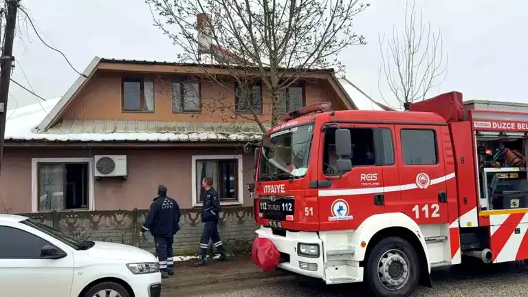 Düzce'de Elektrikli Isıtıcı Yangını Tehlikesi