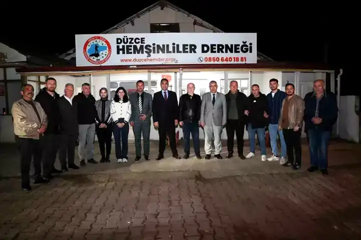 Vali Aslan, Düzce Hemşinlileri Ziyaret Etti
