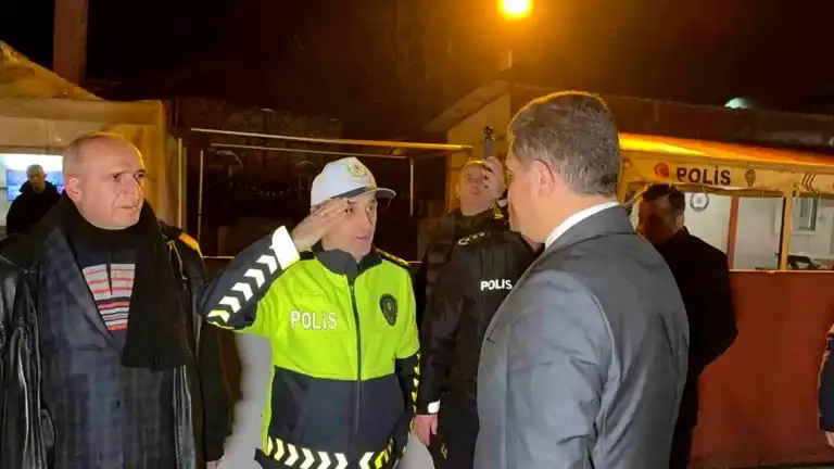 Vali Aslan, Yeni Yılı Görevde Karşıladı